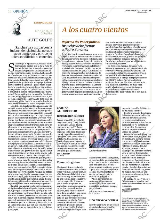 ABC MADRID 15-10-2020 página 14