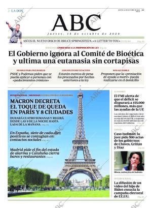 ABC MADRID 15-10-2020 página 2