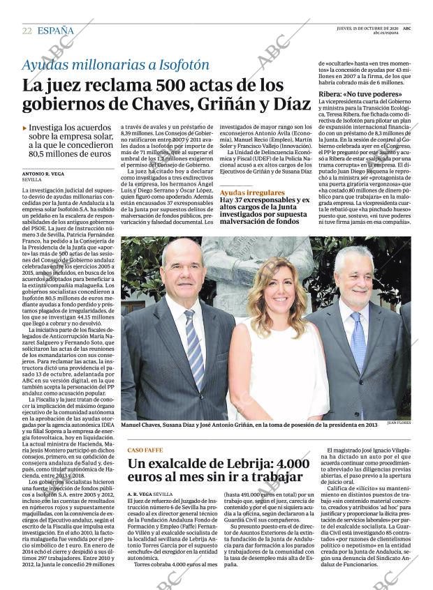 ABC MADRID 15-10-2020 página 22