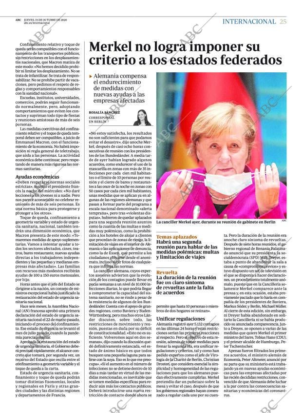 ABC MADRID 15-10-2020 página 25
