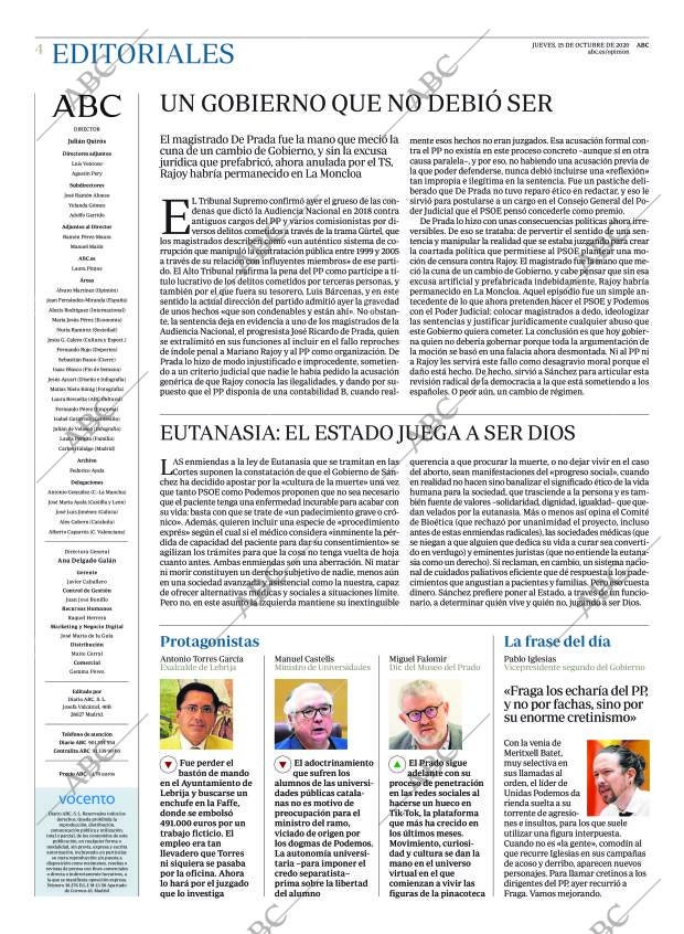 ABC MADRID 15-10-2020 página 4