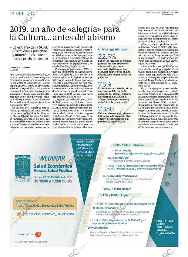 ABC MADRID 15-10-2020 página 48