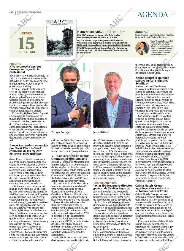 ABC MADRID 15-10-2020 página 55