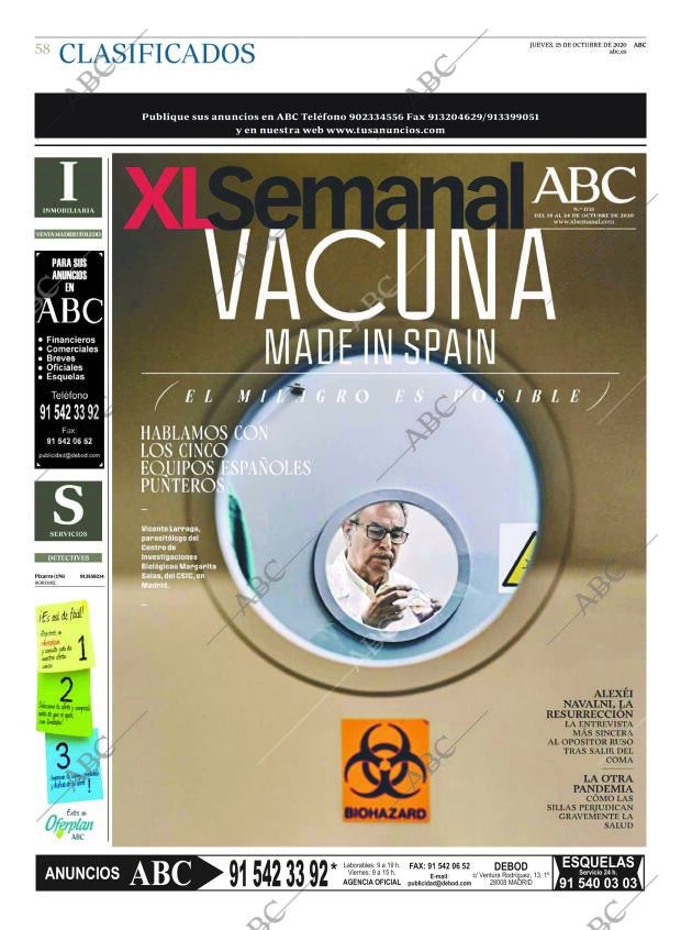 ABC MADRID 15-10-2020 página 58