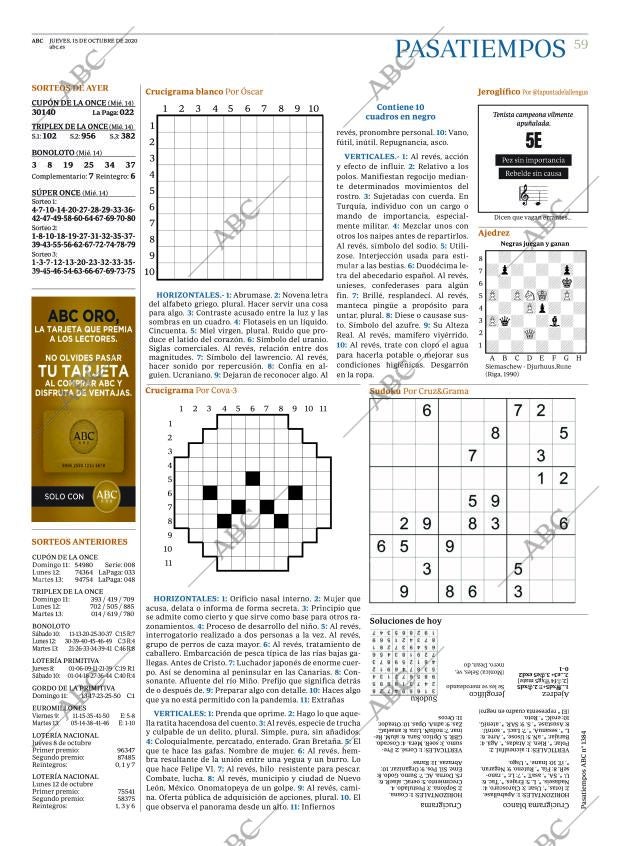 ABC MADRID 15-10-2020 página 59