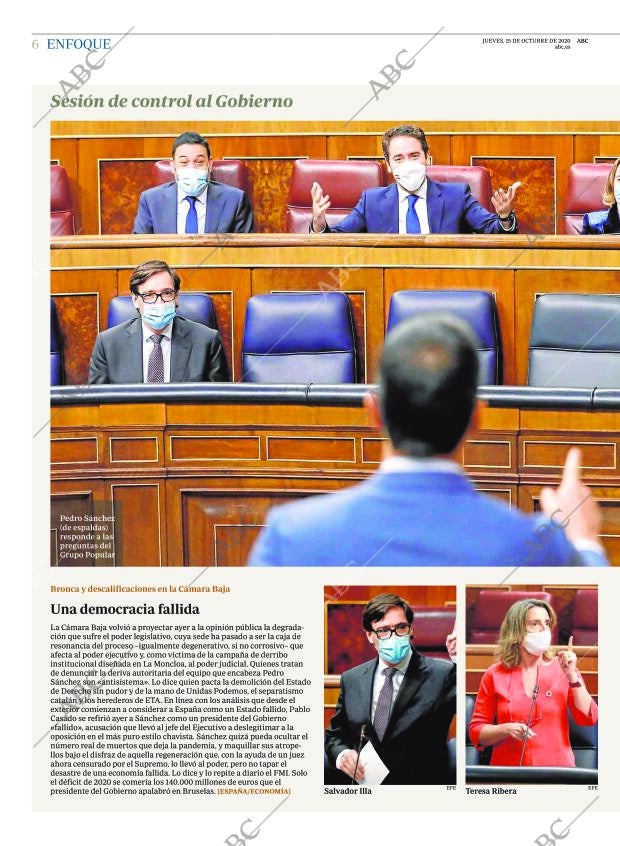ABC MADRID 15-10-2020 página 6