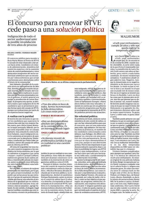 ABC MADRID 15-10-2020 página 69