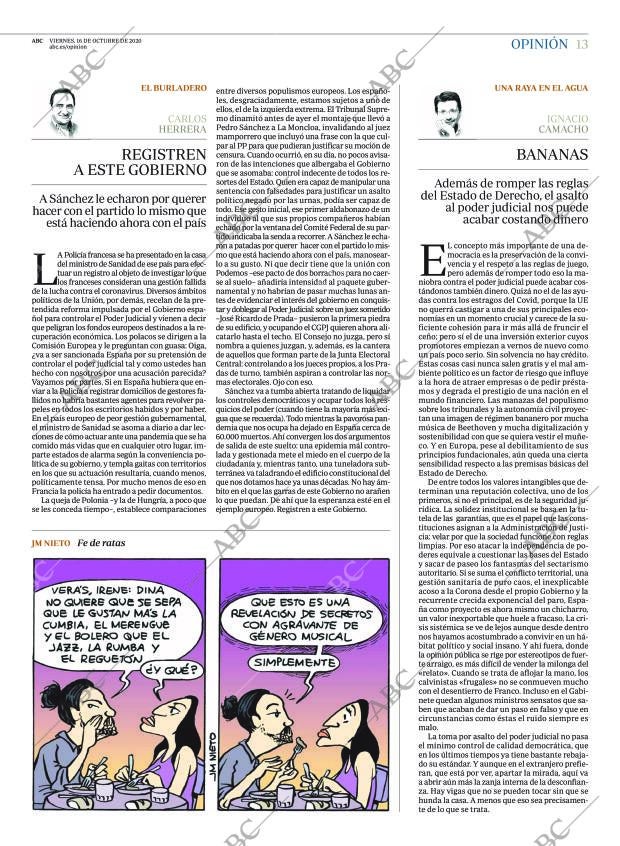 ABC MADRID 16-10-2020 página 13
