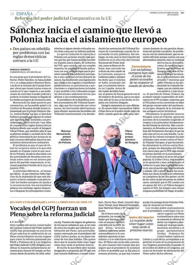 ABC MADRID 16-10-2020 página 18