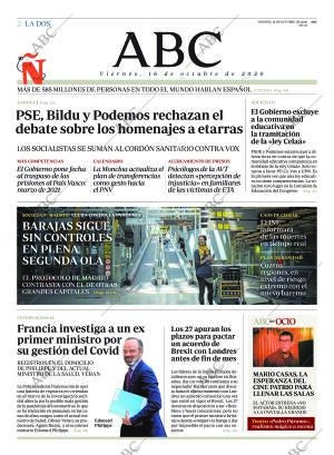ABC MADRID 16-10-2020 página 2