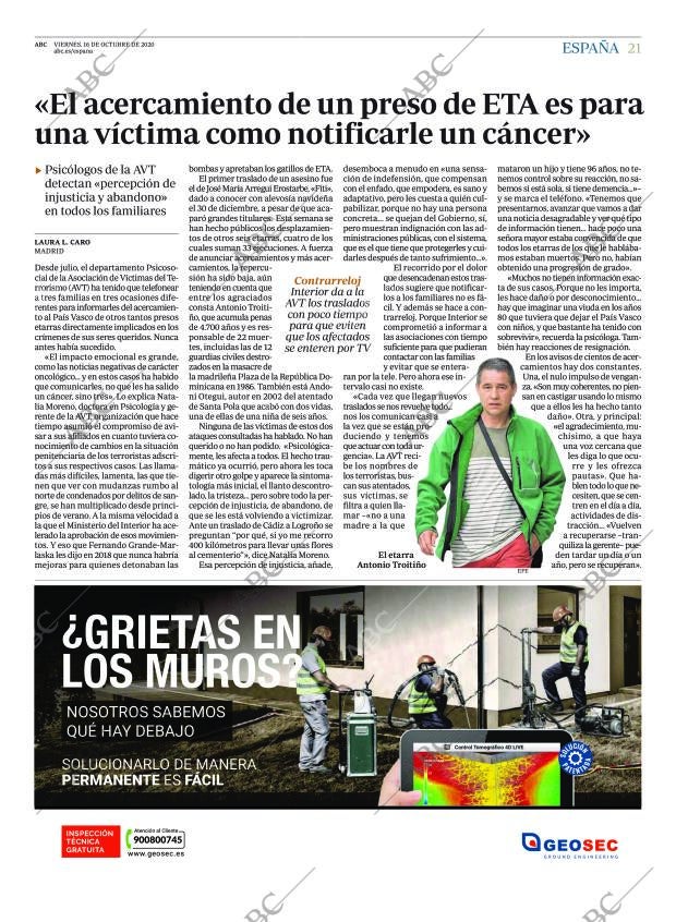 ABC MADRID 16-10-2020 página 21
