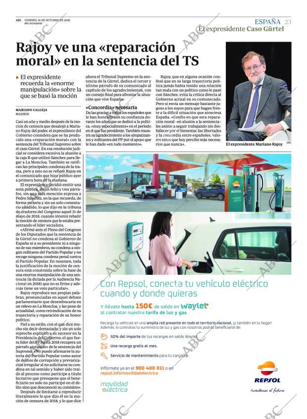 ABC MADRID 16-10-2020 página 23