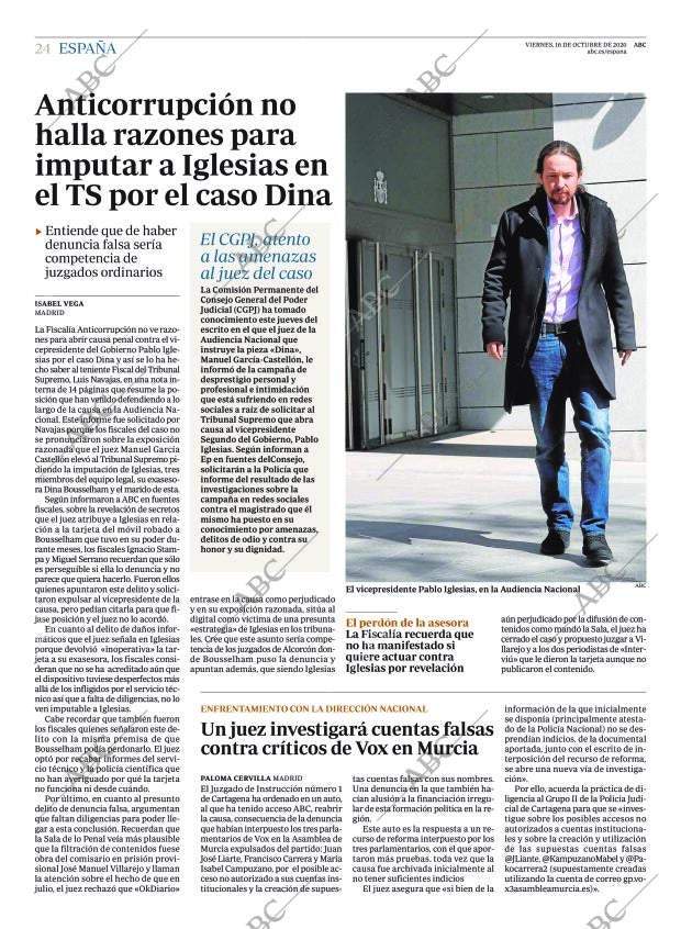 ABC MADRID 16-10-2020 página 24