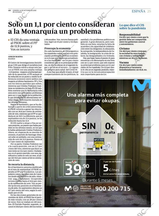 ABC MADRID 16-10-2020 página 25