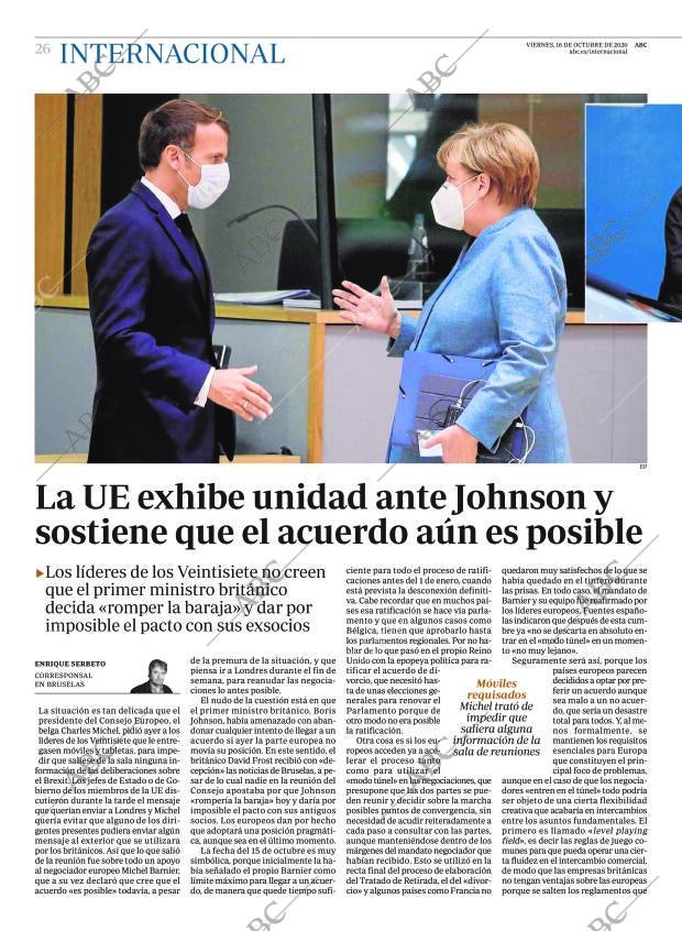 ABC MADRID 16-10-2020 página 26
