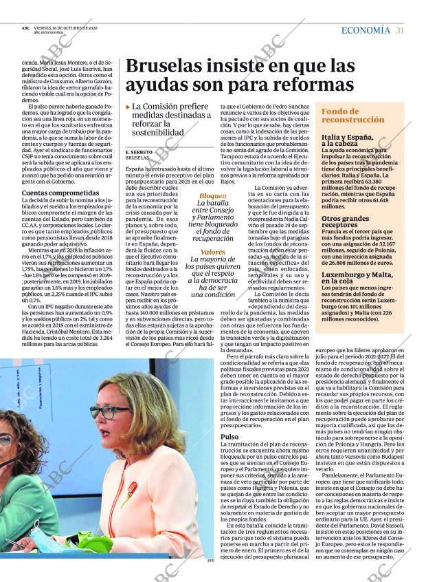 ABC MADRID 16-10-2020 página 31
