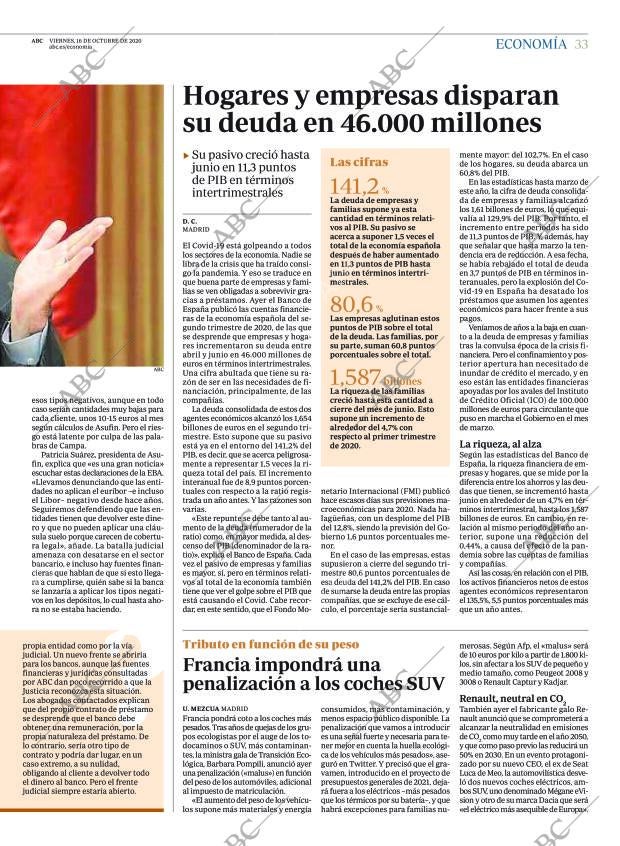 ABC MADRID 16-10-2020 página 33