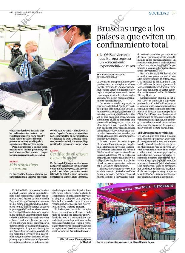 ABC MADRID 16-10-2020 página 37
