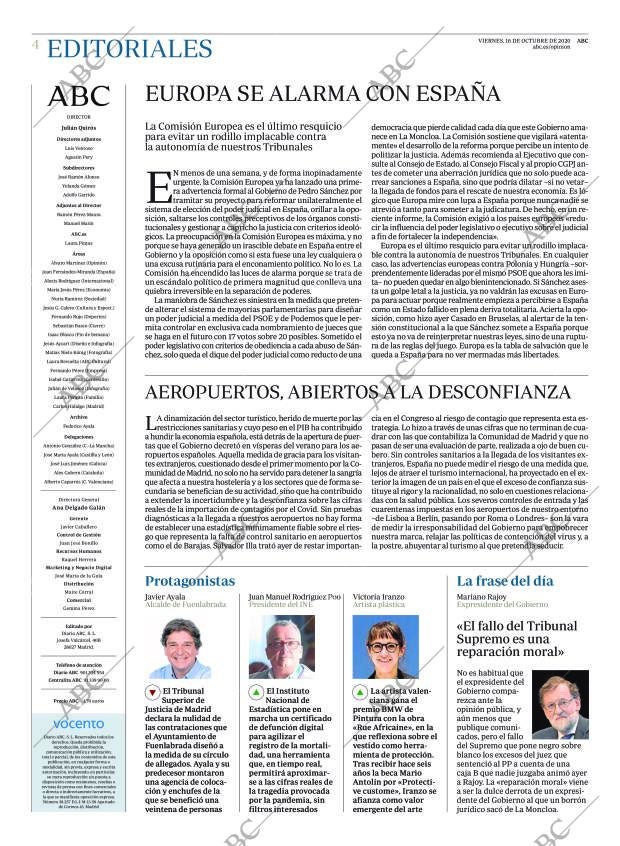 ABC MADRID 16-10-2020 página 4