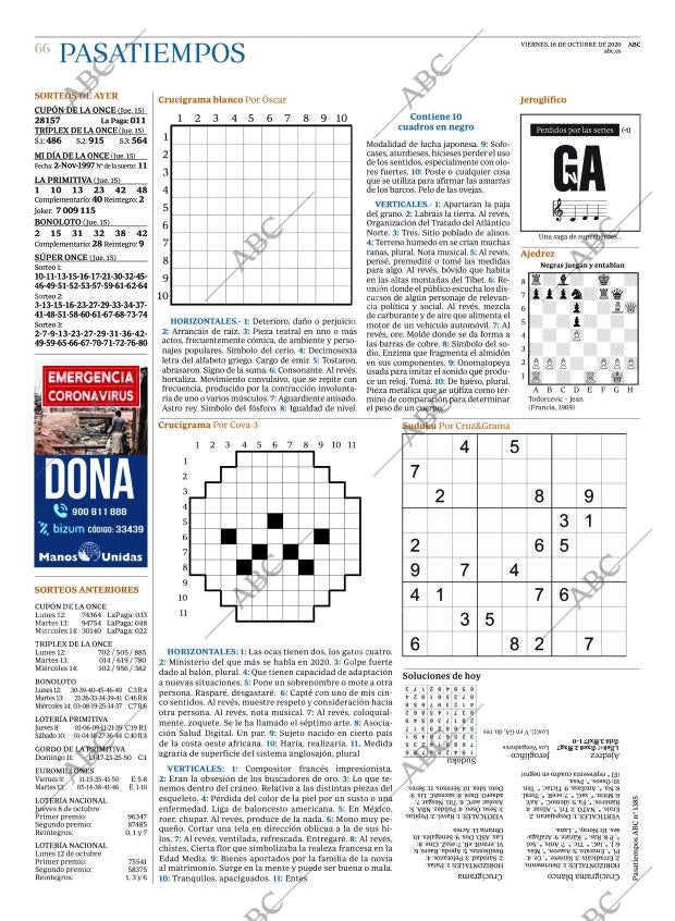 ABC MADRID 16-10-2020 página 66