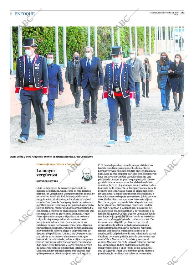 ABC MADRID 16-10-2020 página 8