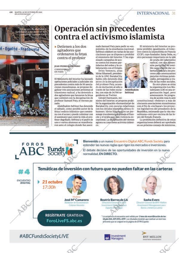 ABC MADRID 20-10-2020 página 31