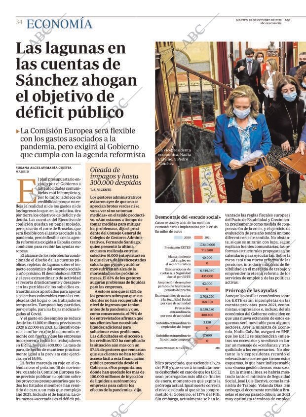 ABC MADRID 20-10-2020 página 34