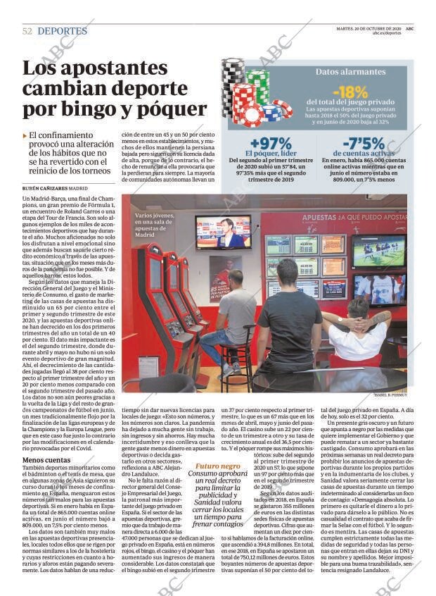 ABC MADRID 20-10-2020 página 52