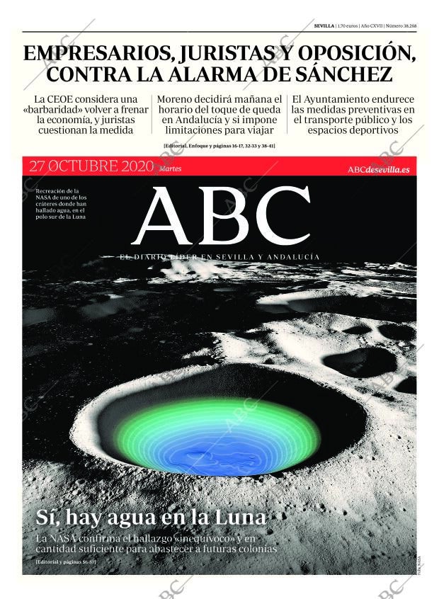 ABC SEVILLA 27-10-2020 página 1