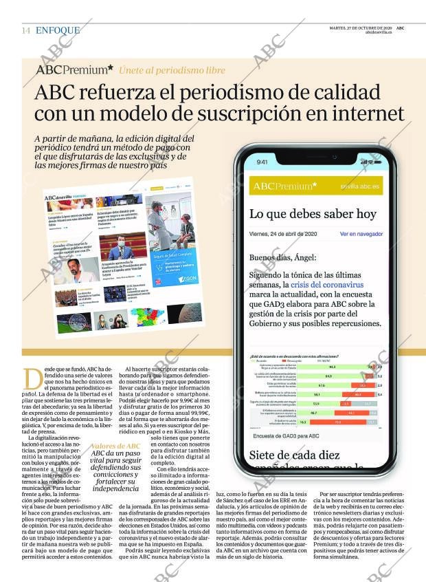 ABC SEVILLA 27-10-2020 página 14
