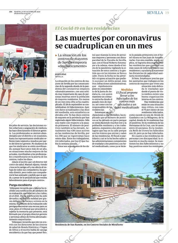 ABC SEVILLA 27-10-2020 página 19