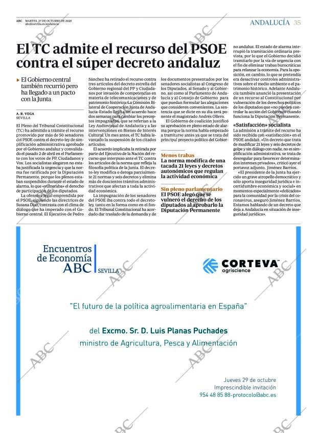 ABC SEVILLA 27-10-2020 página 35