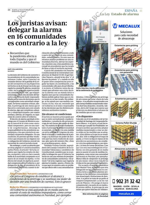 ABC SEVILLA 27-10-2020 página 41