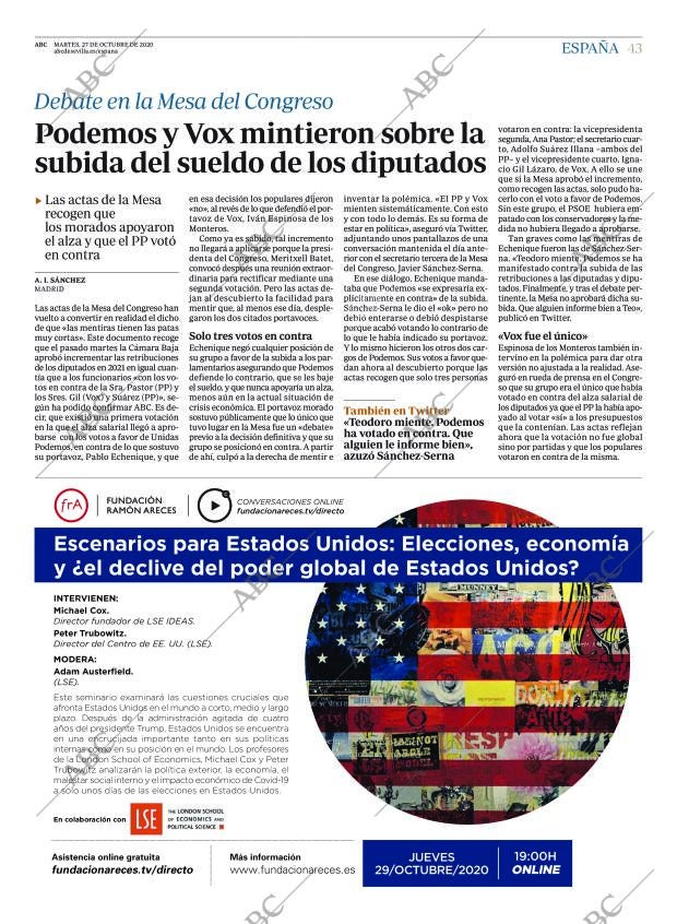 ABC SEVILLA 27-10-2020 página 43