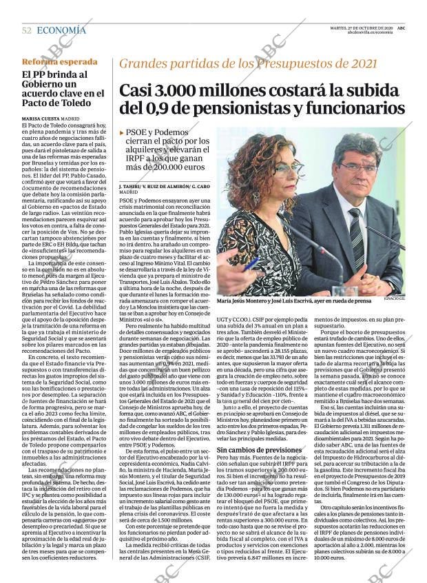 ABC SEVILLA 27-10-2020 página 52