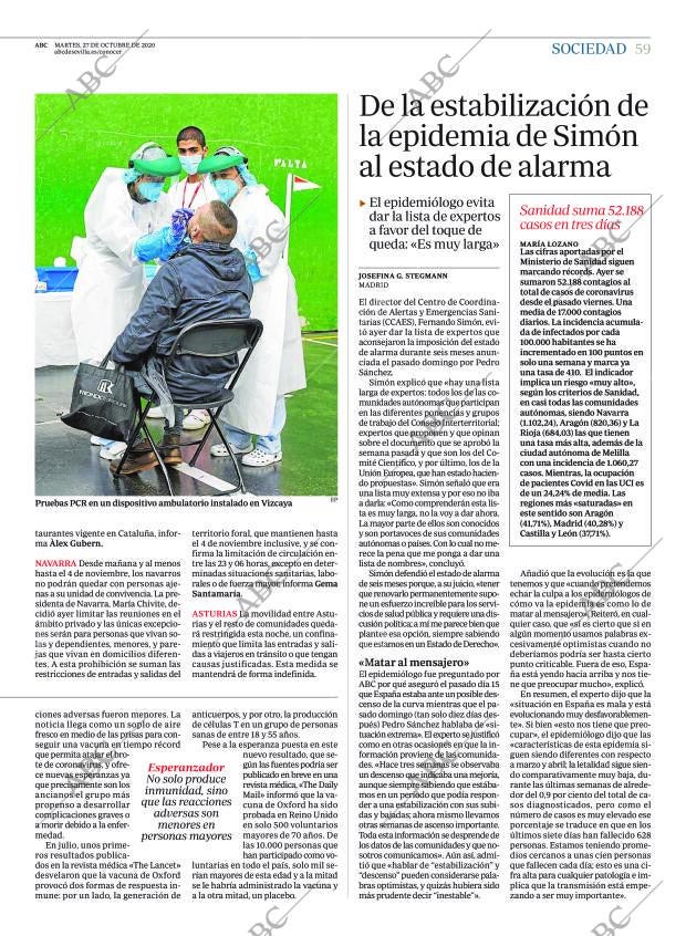ABC SEVILLA 27-10-2020 página 59