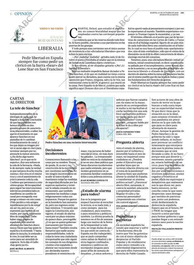 ABC SEVILLA 27-10-2020 página 6