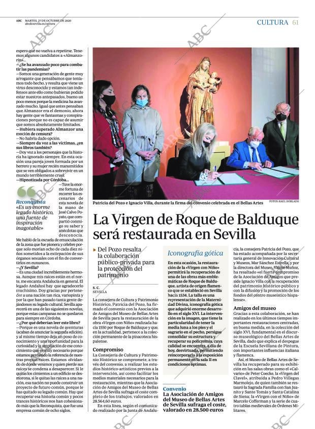ABC SEVILLA 27-10-2020 página 61
