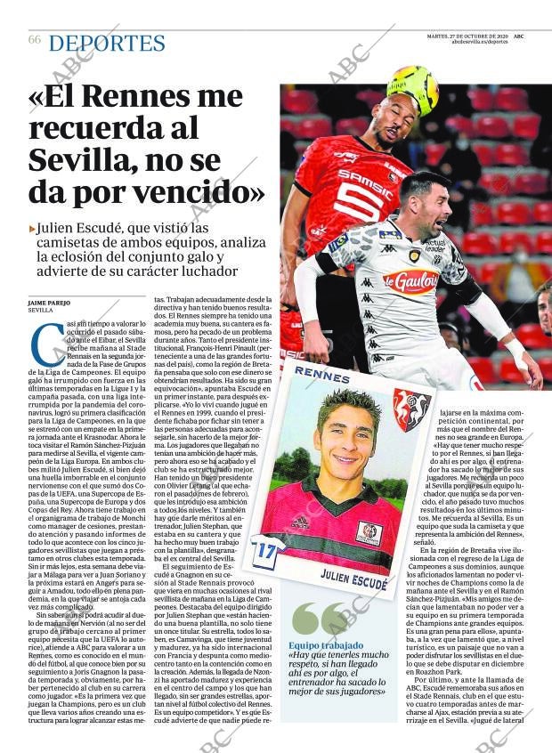 ABC SEVILLA 27-10-2020 página 66