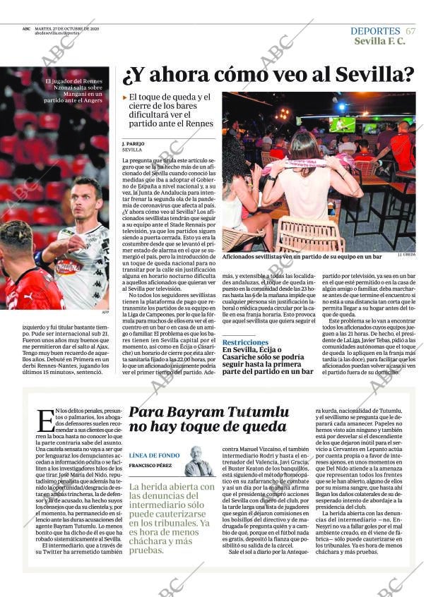 ABC SEVILLA 27-10-2020 página 67
