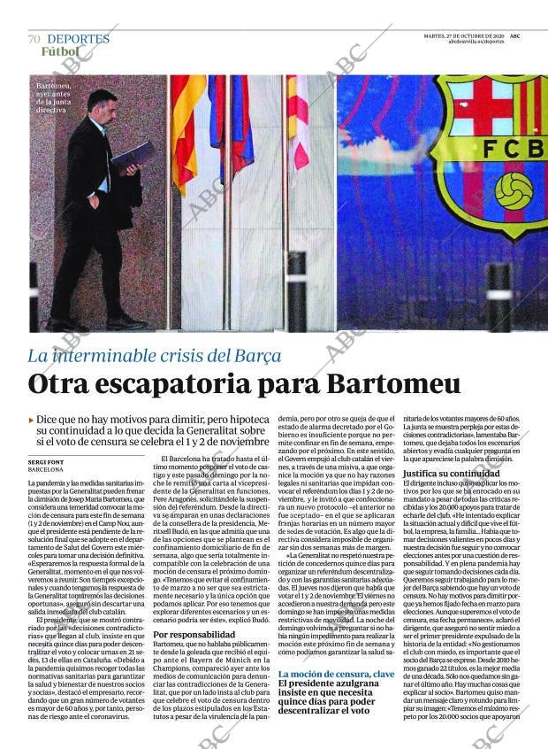 ABC SEVILLA 27-10-2020 página 70
