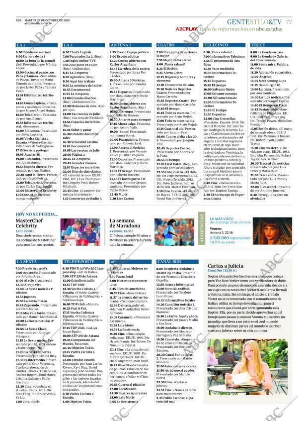 ABC SEVILLA 27-10-2020 página 77