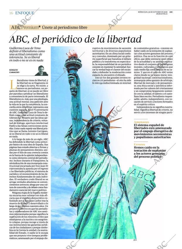 ABC SEVILLA 28-10-2020 página 16