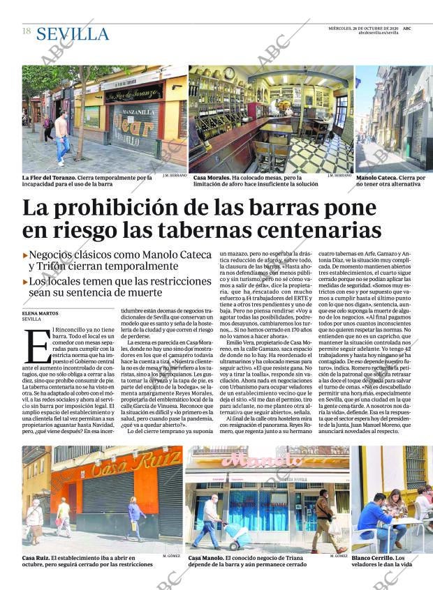 ABC SEVILLA 28-10-2020 página 18