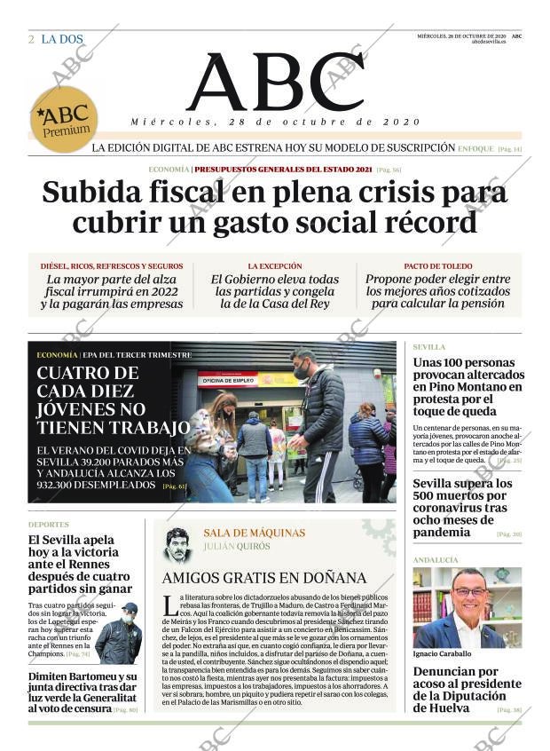 ABC SEVILLA 28-10-2020 página 2
