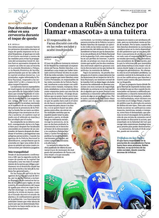 ABC SEVILLA 28-10-2020 página 26