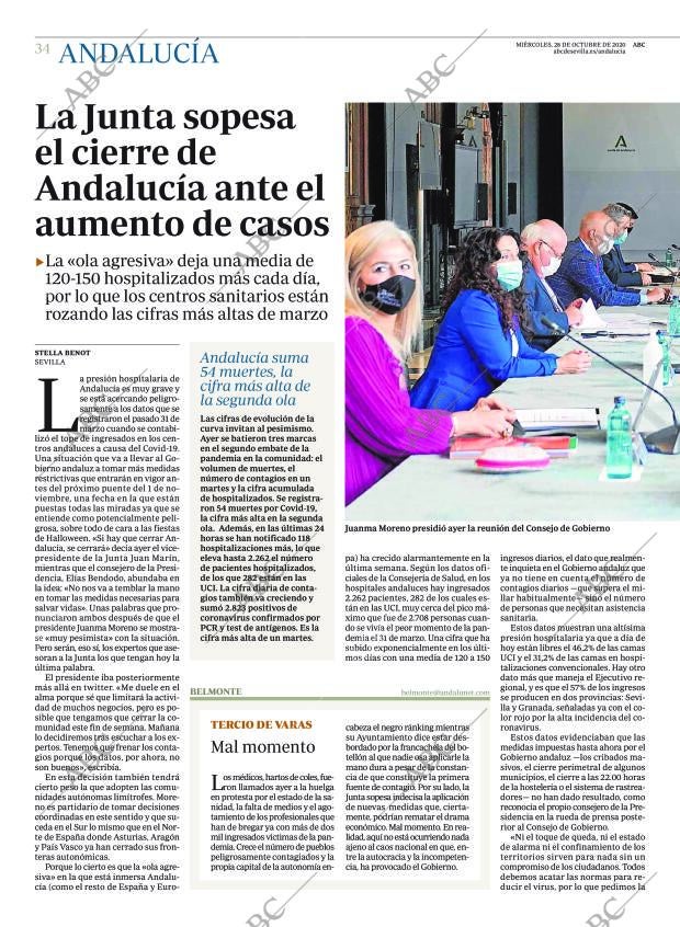 ABC SEVILLA 28-10-2020 página 34