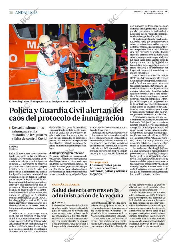 ABC SEVILLA 28-10-2020 página 36