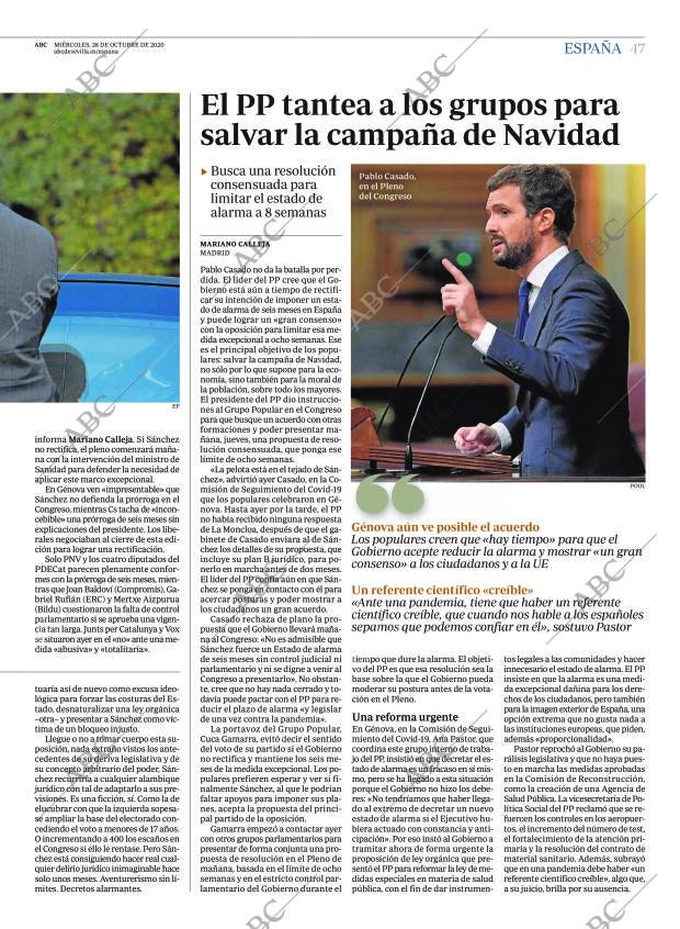 ABC SEVILLA 28-10-2020 página 47