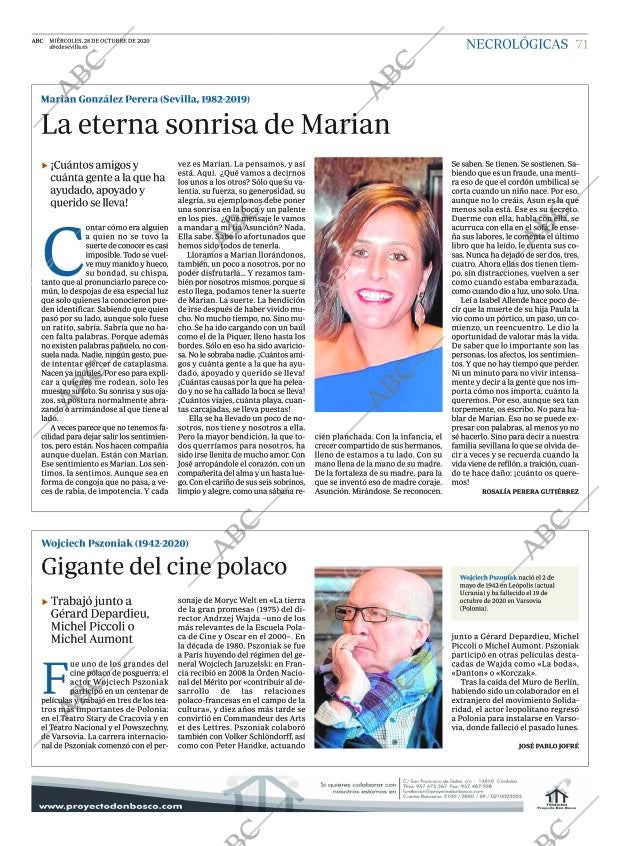 ABC SEVILLA 28-10-2020 página 71